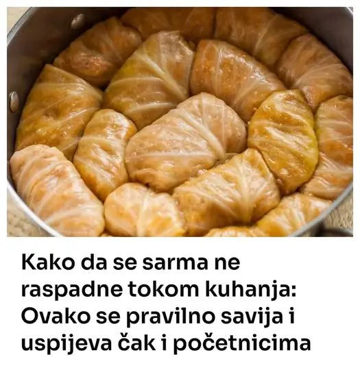 Evo kako da se sarma ne raspadne tokom kuhanja: Ovako se pravilno savija i uspijeva čak i početnicima