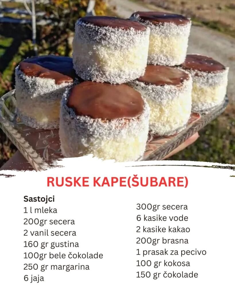 Ovaj kolač je prava čarolija – Ruske Kape (Šubare) za prave slatkoljupce!