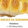 Kiflice sa susamom, mekane i ukusne