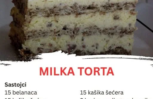 Milka torta – Omiljena torta moje ćerke!