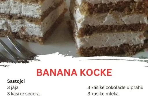 Oduševi goste bez puno truda – Recept za najmekše Banana kocke