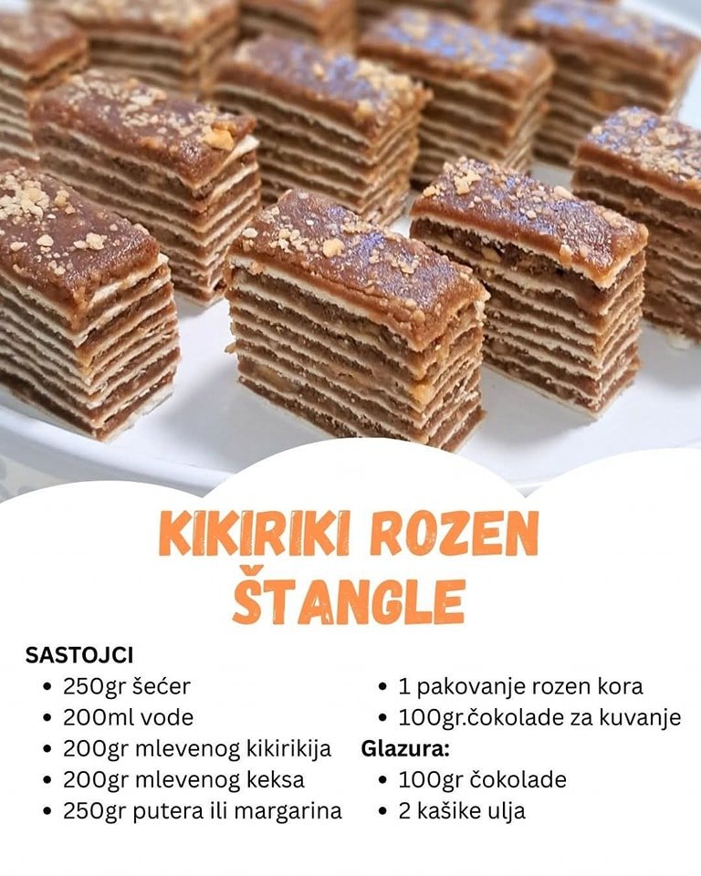 Zaboravi na klasične kolače – Kikiriki Rozen štangle osvajaju ukusom!