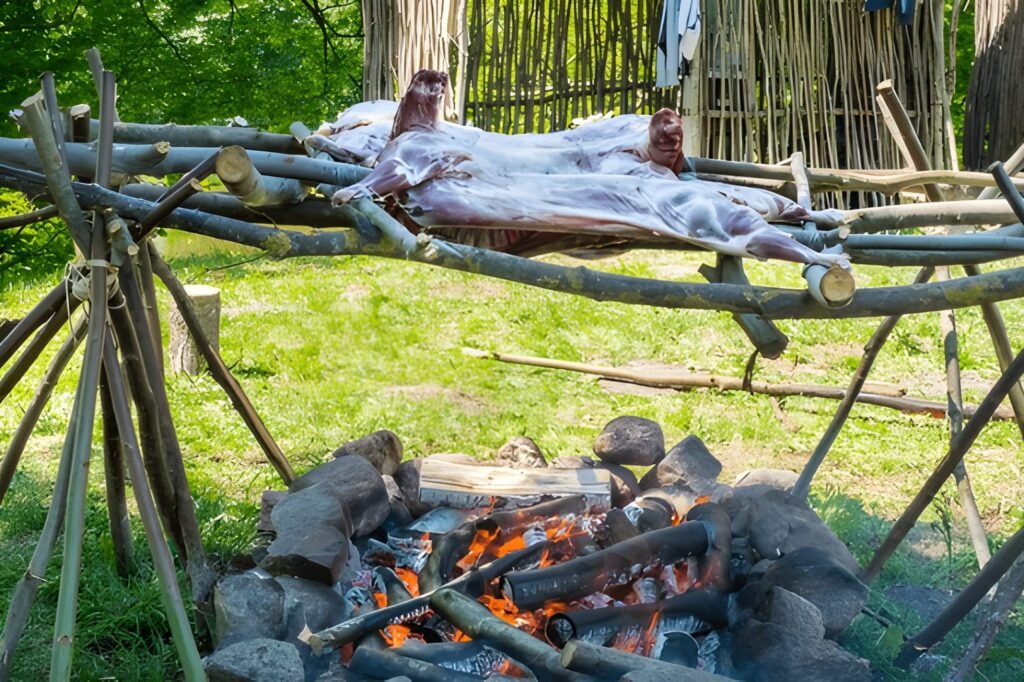 Smoking Meat in Traditional Pits