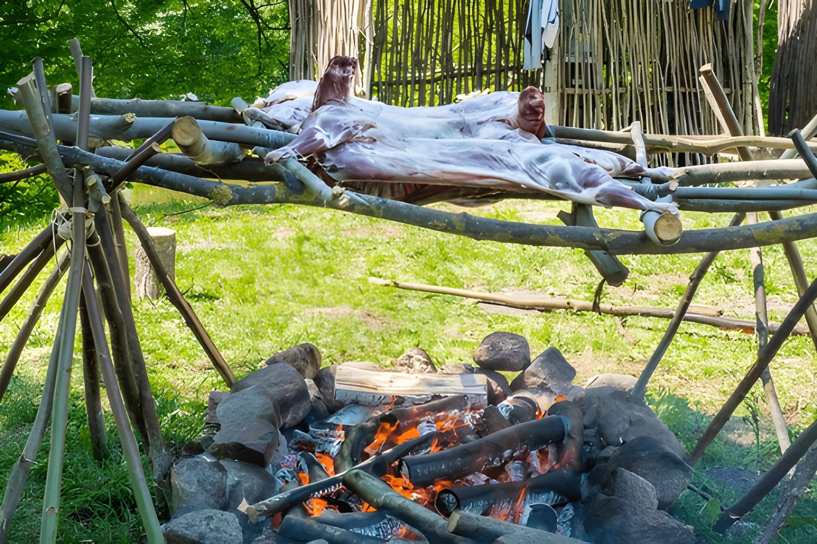 Smoking Meat in Traditional Pits